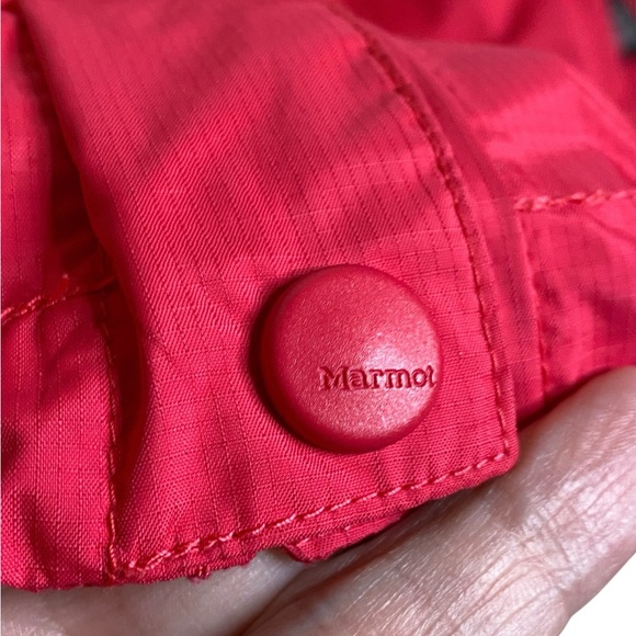 Marmot Precip Eco Full Zip Hooded Pink lightweight Rain Jacket Women’s Size S - Picture 4 of 11